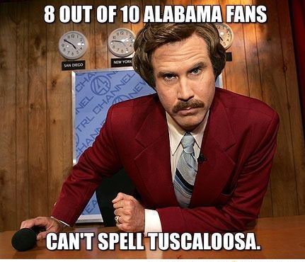 funny 100 Alabama Memes