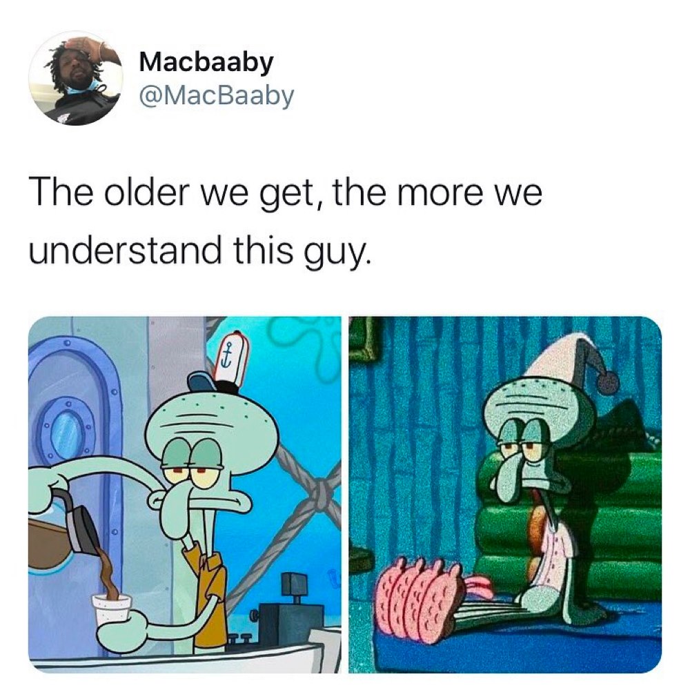 Funny Af Squidward meme