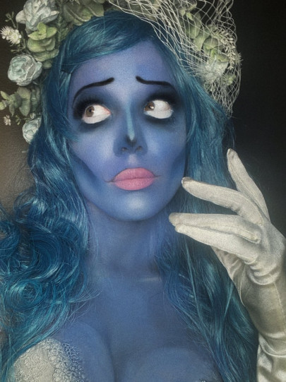 halsey corpse bride halloween costume