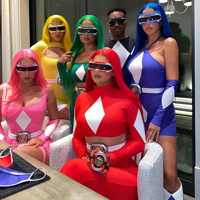 kylie jenner halloween costumes 2020 power ranger