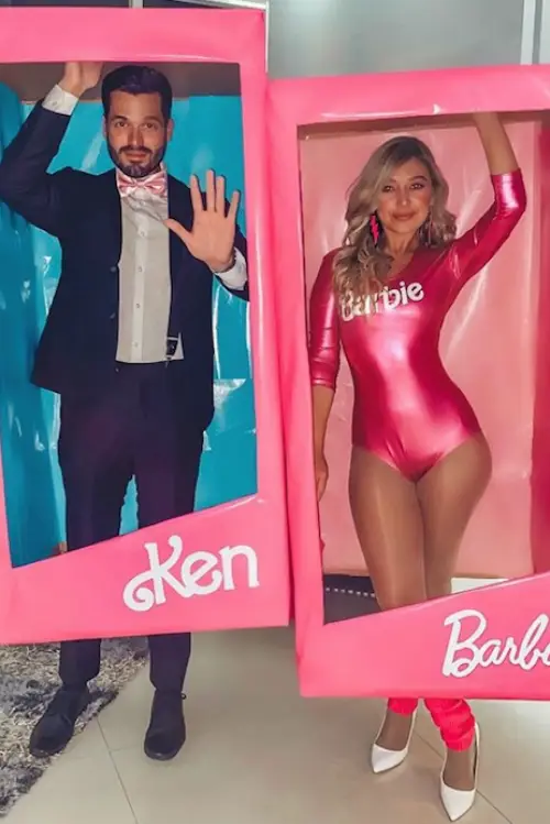 Funny Barbie Couples Halloween Costume 