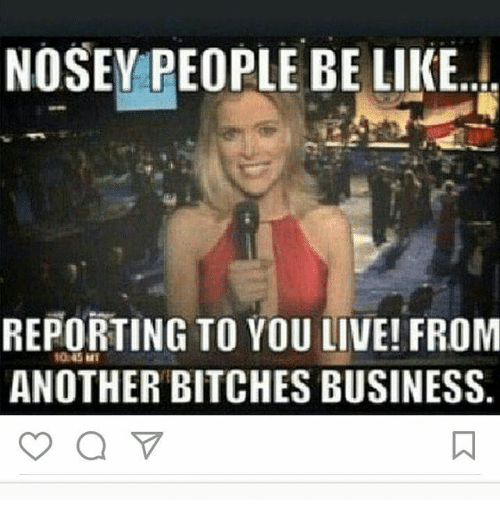 nosey meme