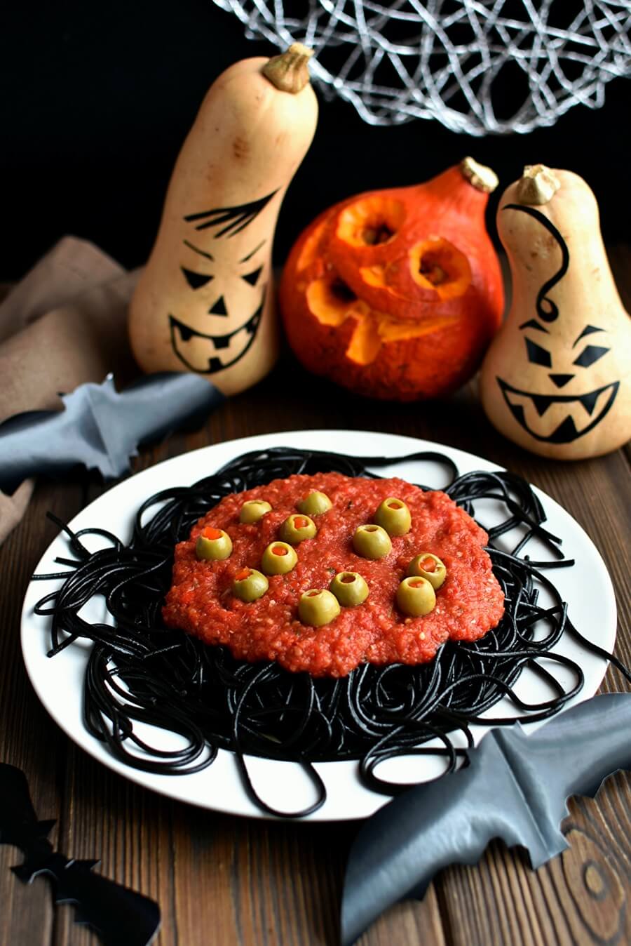 Halloween Spaghetti Recipe How To Make Winter Halloween Spaghetti Delicious Halloween Spaghetti5