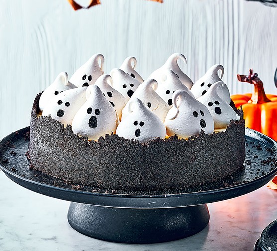 Spooky Halloween marshmallow cheesecake 89b6f6a