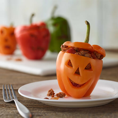 image recipe halloween taco turkey peppers