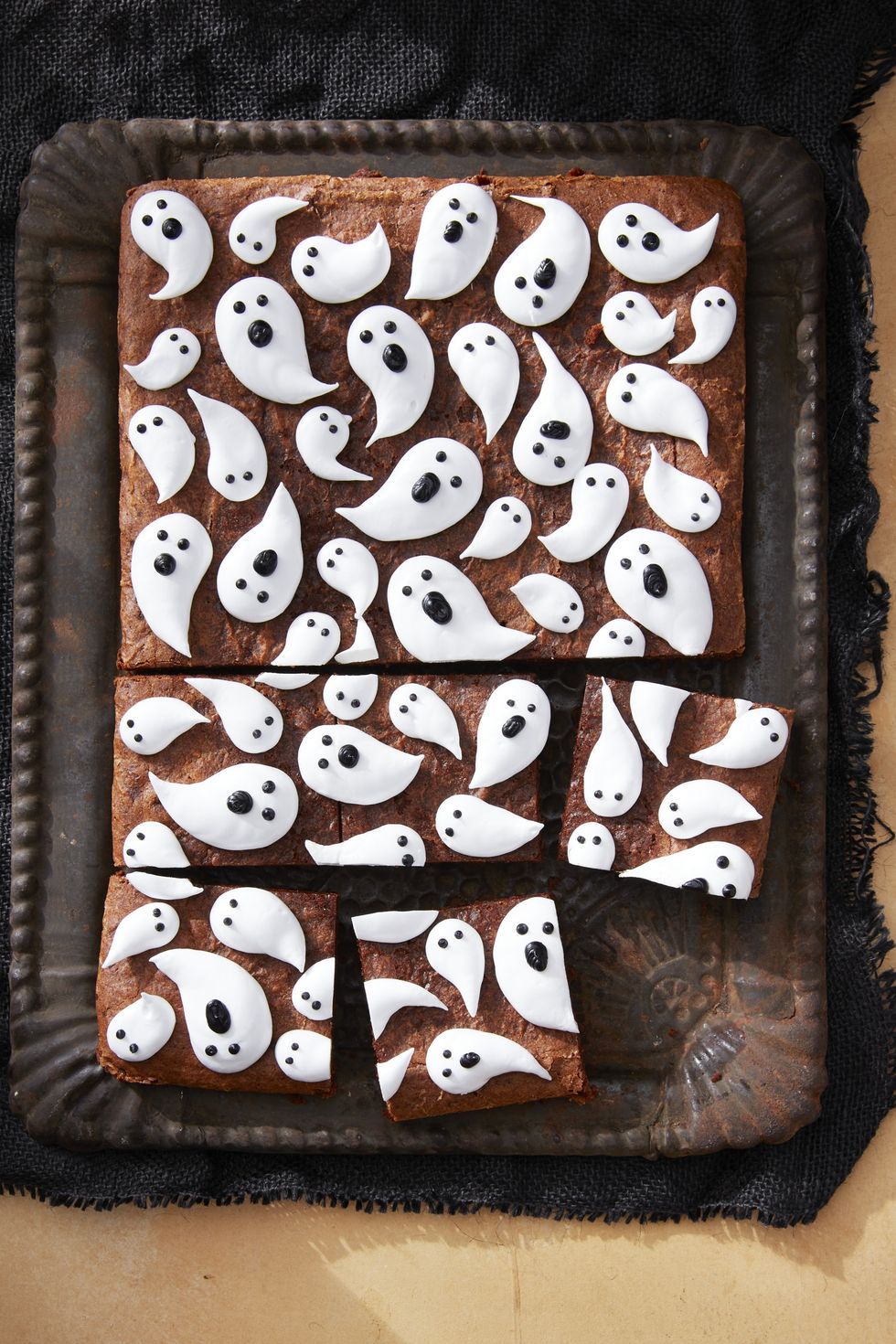 marshmallow ghost brownies halloween recipe 1567797039